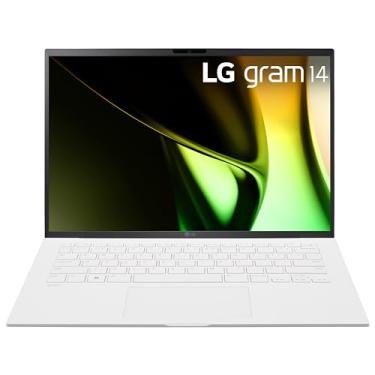 Imagem de Notebooks leve LG Gram de 14 polegadas, Intel Evo Edition, Processador Intel Core Ultra 5, Windows 11 Home, 8 GB de RAM, SSD de 512 GB, branco