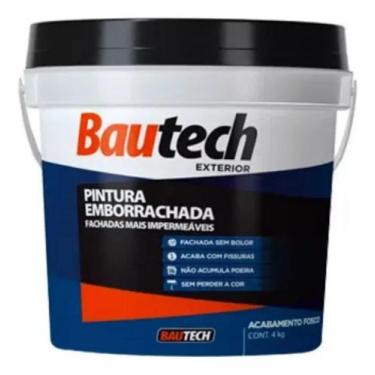 Imagem de PINTURA EMBORRACHADA BAUTECH 4 kg, CONCRETO
