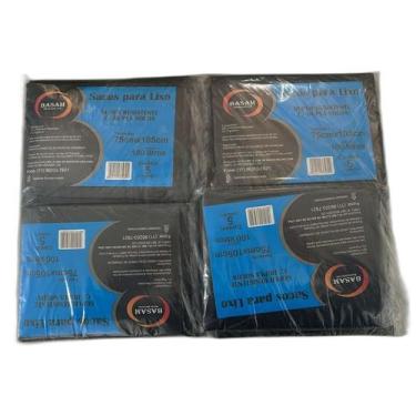 Imagem de Saco para lixo 100 Litros - Fardo com 20 Pacotes - BASAM