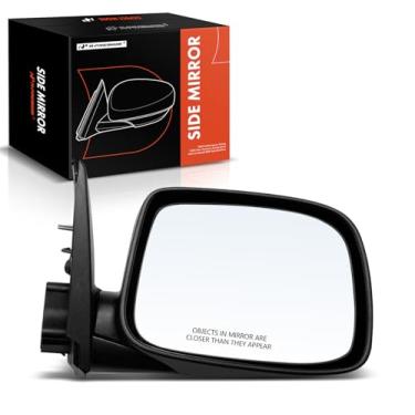 Imagem de A-Premium Espelho retrovisor elétrico do lado do passageiro - compatível com Chevrolet Colorado 2004-2012 e GMC Canyon 2004-2012 - Espelho retrovisor externo preto dobrável manual não aquecido -