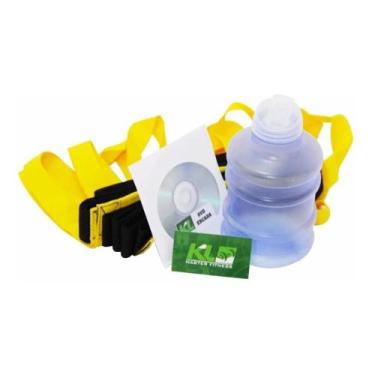 Imagem de Escada Agilidade KL Master Fitness Funcional DVD e Galão 1L, Amarelo