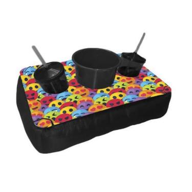 Imagem de Almofada Bandeja Pipoca c/ Balde e 2 Copos Estampas Criativas Personal