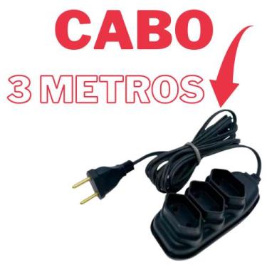 Imagem de Extensão Elétrica 3 Metros PREÇO DE ATACADO MENOR PREÇO - Mega Plug