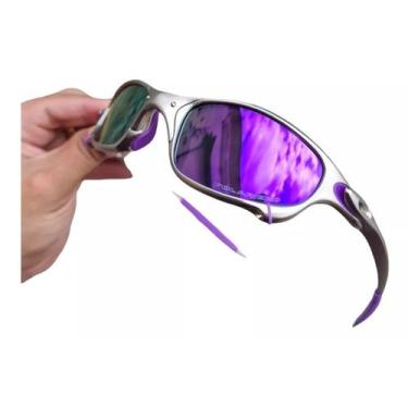 Imagem de Oculos De Sol Juliet X-Metal Plasma Lente Roxo Polarizado Pinado Penny