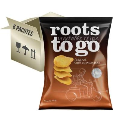 Imagem de Chips De Batata-Doce Roots To Go 100g (6 pacotes)