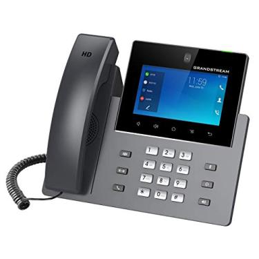 Imagem de Grandstream Networks Telefone de vídeo IP, tela sensível ao toque colorida de 5 polegadas, 16 linhas SIP, Wi-Fi 802.11n, Ethernet Gigabit de duas portas (GXV3350)