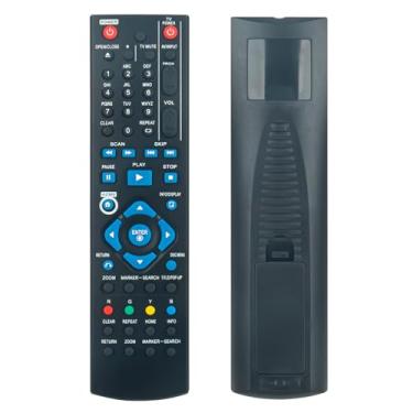 Imagem de AKB73215301 Comandante de controle remoto substituído adequado para reprodutores de Blu-ray Disc DVD de rede LG BD530 BD550 BD555C Full HD Bluray Players