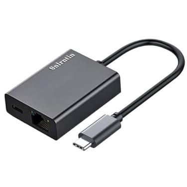 Imagem de Snlrntin Adaptador USB C para Ethernet compatível com Google TV, Chromecast HD/4K, MacBook Pro, iPad Pro e mais dispositivos USB C