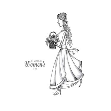 Imagem de 8 march happy women's day notebook 2023: International Women's Day March 8 Nice Notebook, 8 March Happy Woman's Day 2023. 100 pages, 6 x 9 inches