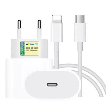 Imagem de Carregador Turbo 25w Compatível Com iPhone 8 X Xr 11 12 13 14 Pro Max 