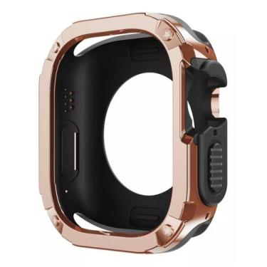 Imagem de Case Anti Choque Dupla Compativel Com Iwatch Series 9 8 7 6 5 4 44mm E