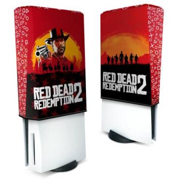 Imagem de Capa PS5 Vertical Anti Poeira - Red Dead Redemption 2 - Pop Arte Skins