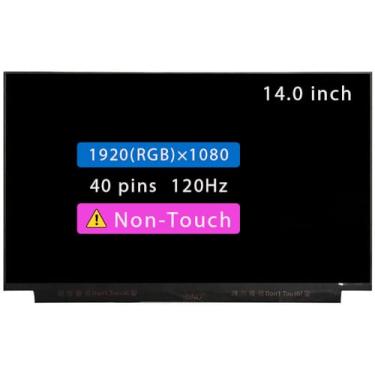 Imagem de WARWOLFTEAM Tela De Substituição De 14,0" Lq140M1Jw49 Lm140Lf1F-01 Lm140Lf1F01 Para Asus Rog Ga401 Ga401L Ga401Q Painel De Exibição Lcd 40 Pinos 120 Hz Compatível Com 144 Hz (Fhd 1920 * 1080 Sem Toq