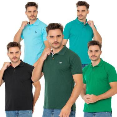 Imagem de Super Kit 5 Polos Ridens Elegância e Conforto  Oferta Exclusiva Veja, 