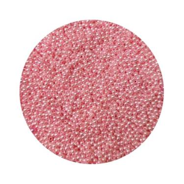 Imagem de Mini Miçanga Pérola 3mm 50g Aprox 5000 Missangas Bijuteria Artesanato (Rosa)