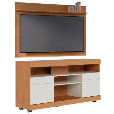 Imagem de Rack Para Sala com Painel Para TV 55 Pol Raya C04 Freijó Off White - L