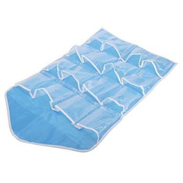 Imagem de Sobre a Porta Pendurada - Saco de Armazenamento de Armário de Parede Com 16 Bolsos para Quarto e Sala de Estar (Azul)