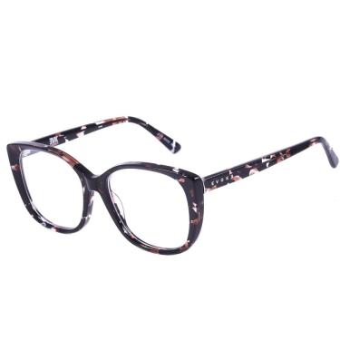 Imagem de Armação De Óculos Evoke Evk Rx52 G22 Marrom Brilho Demi