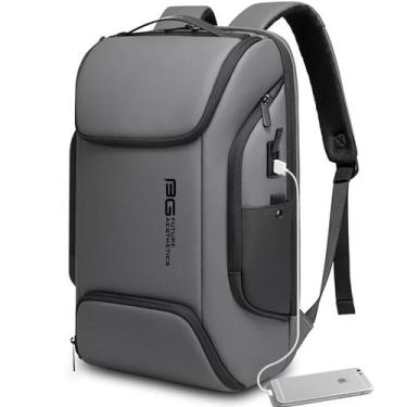 Imagem de Mochila BANGE Business Laptop Smart 15,6" impermeável cinza