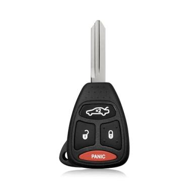 Imagem de Controle remoto de entrada sem chave KOBDT04A 315MHz 4 botões de substituição para Chrysler 300 Aspen Dodge 2005-2010 Durango Magnum Jeep Commander Grand