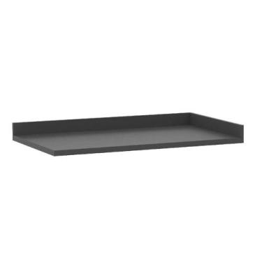 Imagem de Tampo Para Balcão Canto Reto 95cm Premium Luciane Móveis Preto