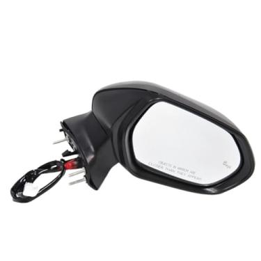 Imagem de Espelho retrovisor elétrico para porta lateral compatível com Toyota Camry 2018 2019 2020 2021 versão dos EUA, seta, ajuste elétrico, acessórios para carro(1pc right)