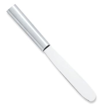 Imagem de Rada Cutlery Super espalhador – Faca de espalhar feita de aço inoxidável com cabo de alumínio escovado feito nos EUA