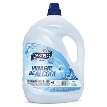 Imagem de Vinagre de Álcool 6% de Acidez 5 Lts - CASTELO, U