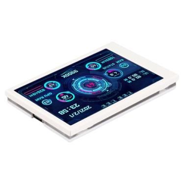 Imagem de Display de Temperatura do Computador, Monitor de Temperatura do Computador de 3,5 Polegadas IPS Full View Display Monitor de Temperatura do Computador Display de Temperatura do