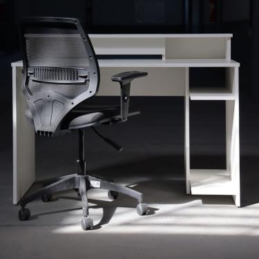 Imagem de Estação De Trabalho ( L.1200) Cpu Branco Real - Mdf Arauco