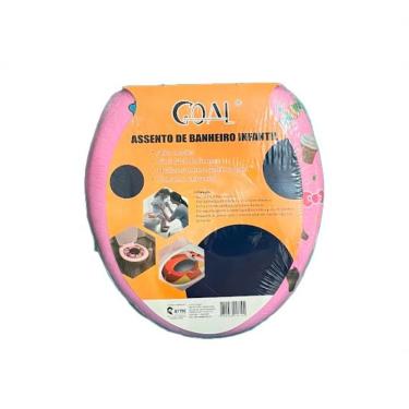 Imagem de Assento Sanitário Oval De Plástico Infantil Rosa
