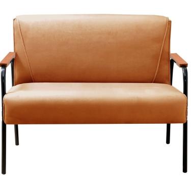 Imagem de Conjunto Com 2 Poltronas E Namoradeira Decorativa Jade Sala De Estar Terracota