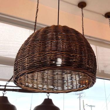 Imagem de Foco Metallo Pendente Fibra Natural Lumen M Fn701