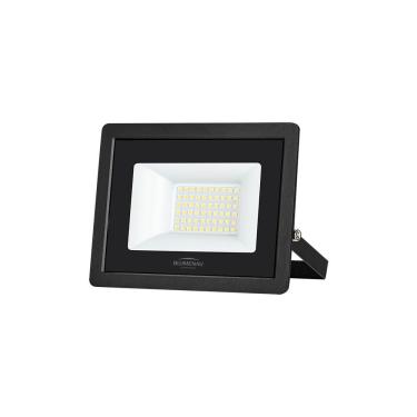 Imagem de Refletor Blumenau Led Tech Pro 50w Preto Bivolt 3000k Luz Amarela