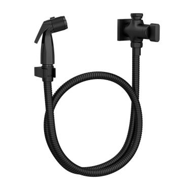 Imagem de Ducha Higiênica Deca Polo 1984.bl33.act.mt Com Registro E Derivação Black Matte