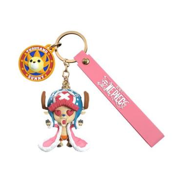 Imagem de Crianças Anime Figura Luffy Chopper Chaveiro Pingente Bonito Saco Orna