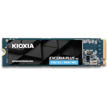 Imagem de KIOXIA EXCERIA PLUS G4 1TB M.2 NVMe SSD Gen5 – PCIe 5.0 x4, leitura de até 10.000 MB/s, gravação de 7.900 MB/s, BiCS FLASH 3D TLC, sem DRAM, compatível com PS5 e PC, SSD para jogos 2280, unidade de