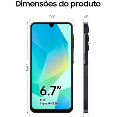 Imagem de Smartphone Samsung Galaxy A16 4/128GB, ideal para multitarefas e fotos
