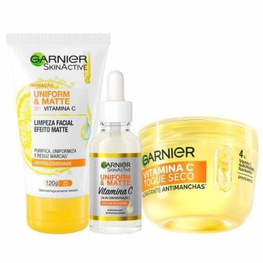 Imagem de Garnier Skin Vitamina C Kit - Sérum + Hidratante Facial + Gel de Limpe