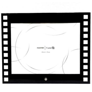 Imagem de Porta Retrato 20x15 Moldura Vidro Preto Foto Grande Família - Rio Mast