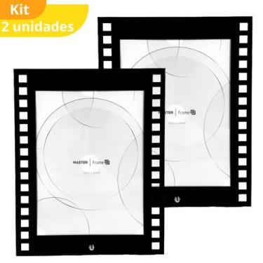 Imagem de Kit 2 Porta Retrato De Vidro 15x20 Filme Momentos Luxo - Ivas Utilidad