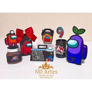 Imagem de Kit de Scraps personalizado - Among Us - ND Artes