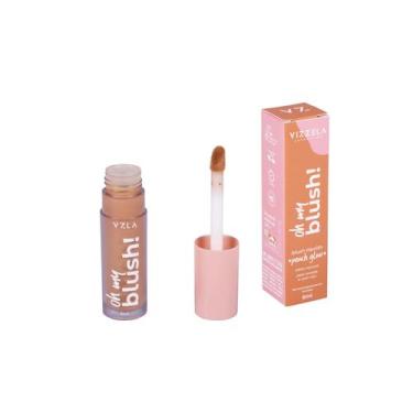Imagem de Blush Líquido Oh My Blush 6ml Vizzela Vegano Longa Duração Efeito Natu