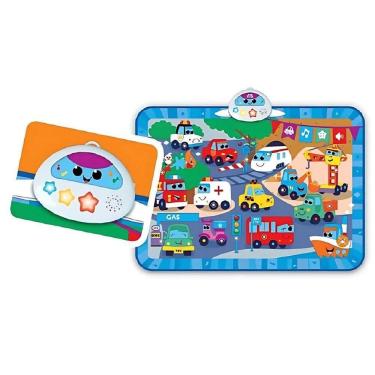 Imagem de Tapete Infantil Shiny Toys Com Luz E Som Cidade +8 Meses