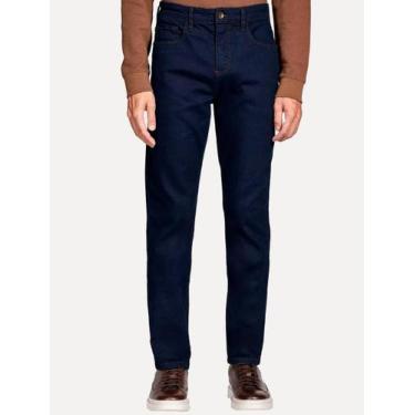 Imagem de Calça Aramis Masculina Slim Blue Kombat Escuro, 42