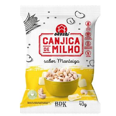 Imagem de Pipoca Canjica de Milho Okoshi Sabor Manteiga 40g