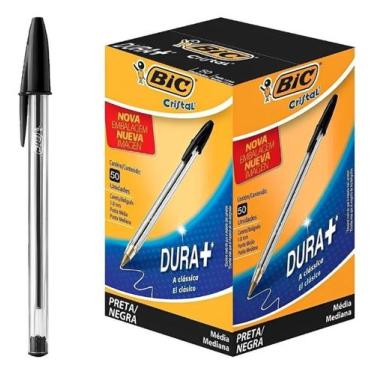 Imagem de Caneta Esferográfica Cristal Ponta Média BIC Clássica Caixa 50 Un