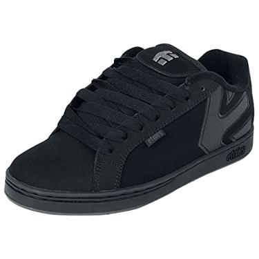 Imagem de etnies Tênis de skate masculino Fader, Lavagem suja preta, 41