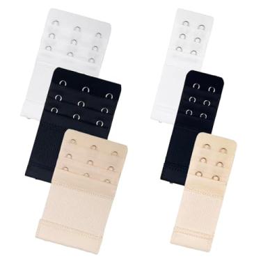 Imagem de Rrlihjgu Extensor de Sutiã Feminino - Extensores de Sutiã de Comprimento Prolongado,Tira Elástica Com Fivela De Extensão 2 Ganchos E 3 Ganchos Para Lingerie Amamentação Biquíni Banho