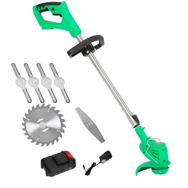 Imagem de Roçadeira Eletrica a Bateria 24V 1200W 18000RPM Cortador Aparador Máquina de Cortar Grama Eletrico Sem Fio Potente